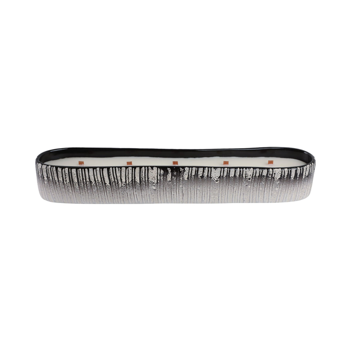 Night Glam Nazare Long Portugal Candle - Black / White