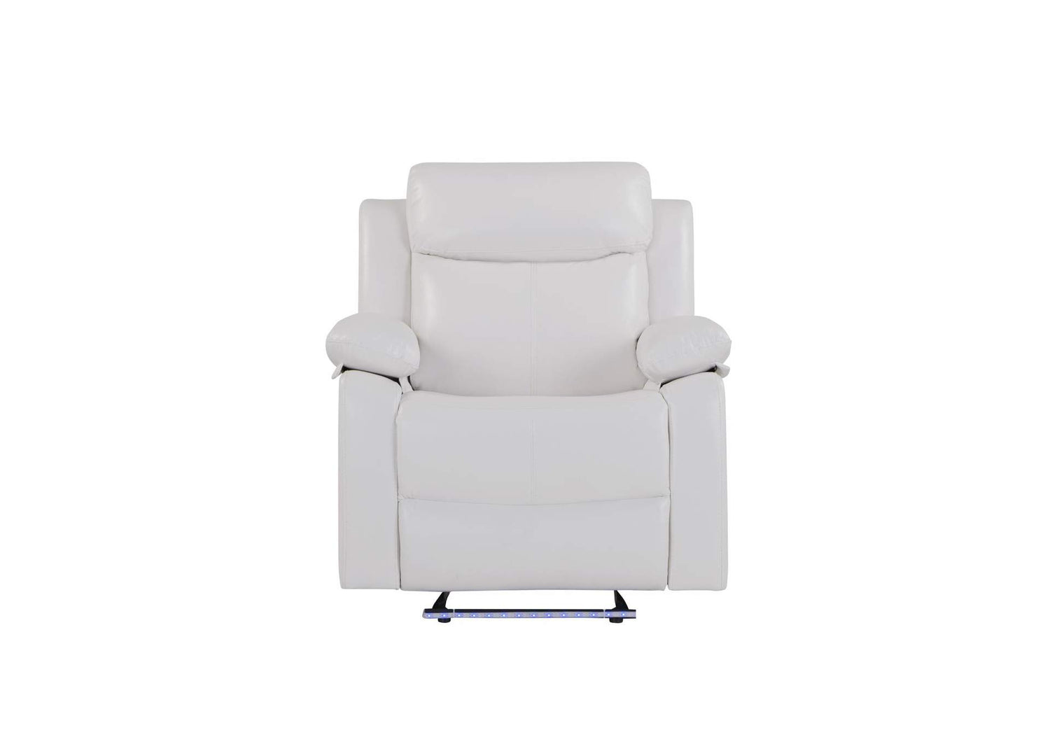 U6026-BLANCHE_WHITE-GR_W_LED U6026 BLANCHE WHITE GLIDER RECLINER WITH LED