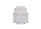 U6026-BLANCHE_WHITE-GR_W_LED U6026 BLANCHE WHITE GLIDER RECLINER WITH LED