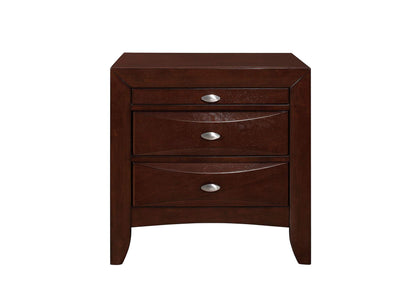 LINDAFD0011B-M-NS_M LINDA NEW MERLOT NIGHTSTAND