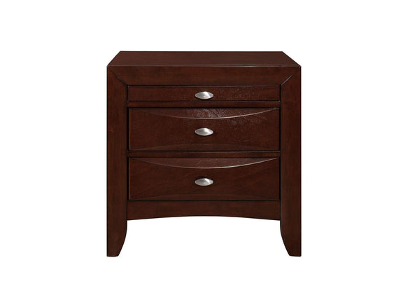 LINDAFD0011B-M-NS_M LINDA NEW MERLOT NIGHTSTAND
