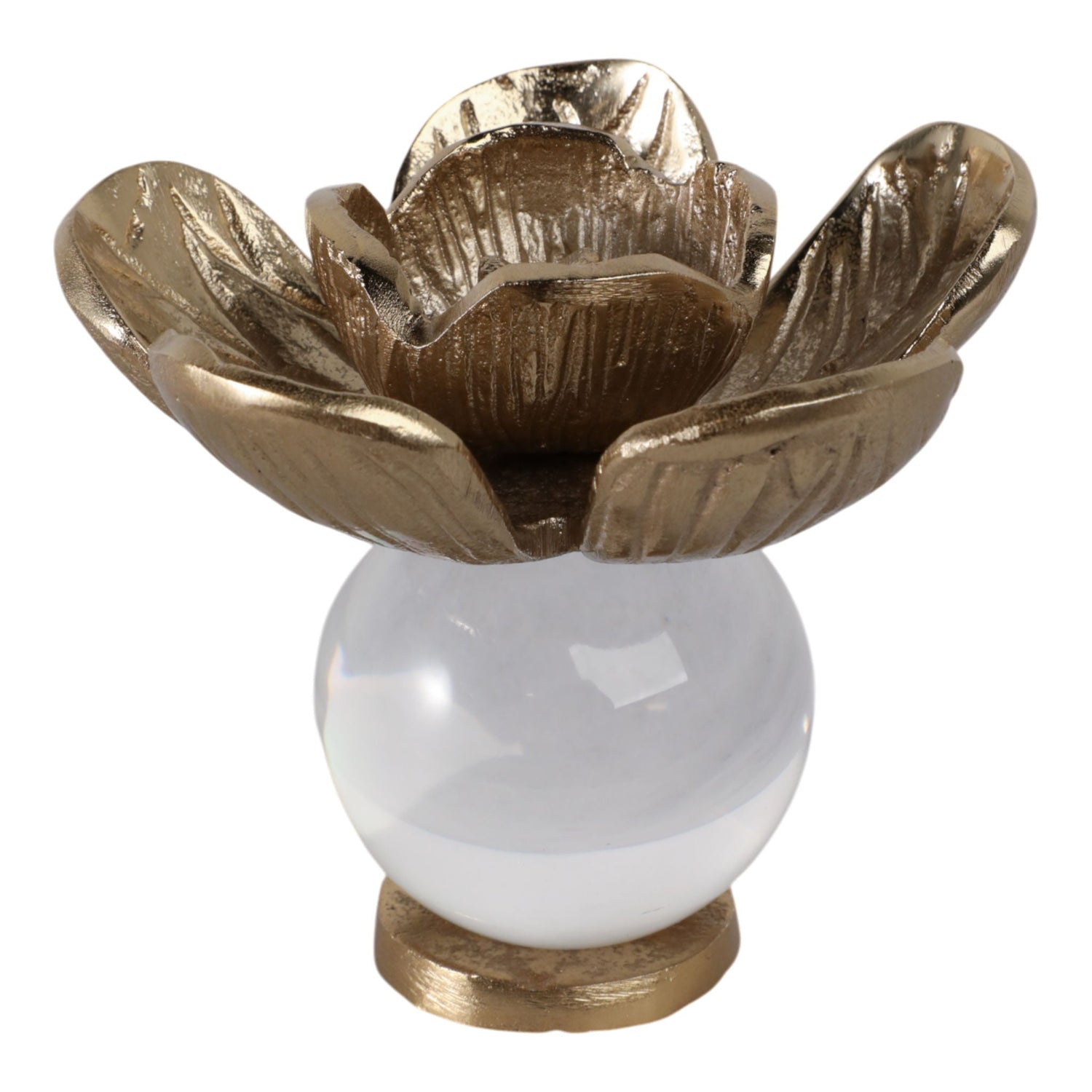 6" Staunton Flower Statuary - Gold