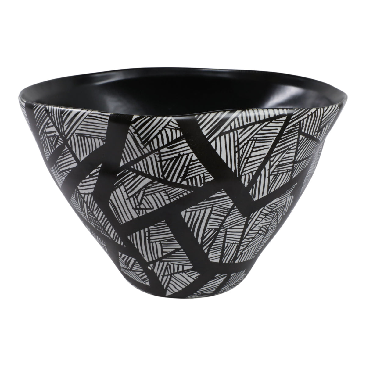 Laurona Small Ceramic Bowl - Black / Gray