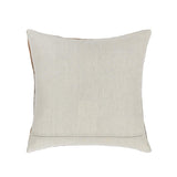 Radiant Oasis - 20" x 20" Meru Hide Pillow - Tan Multi
