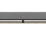 Zella - Rectangular Dining Table - Charcoal / Light Gray