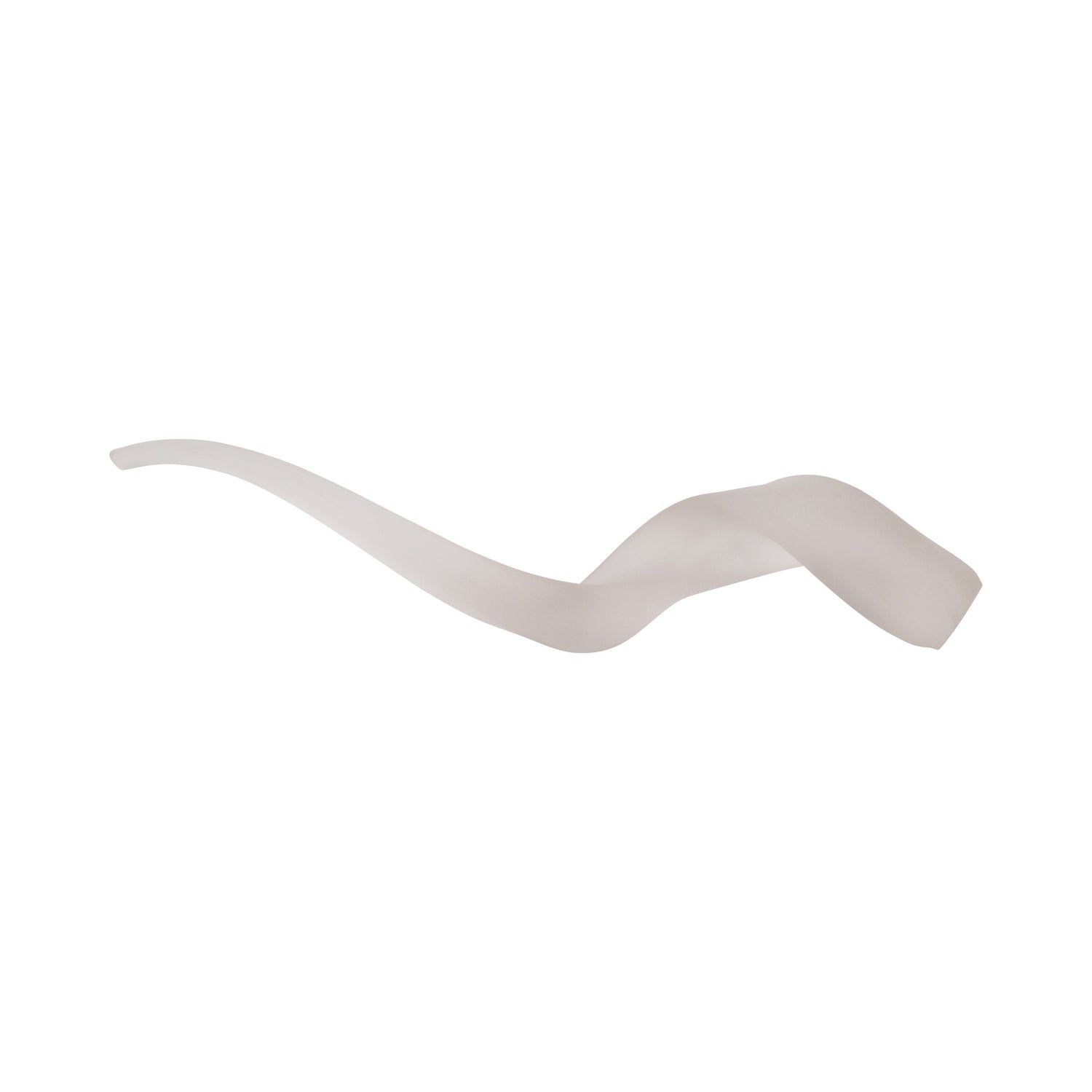 18" Bente Small Antler Frosted Glass - Clear / Frost