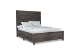 8TR9B5 Townsend Solid Wood Low - Profile Bed In Gunmetal