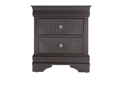 POMPEI-METALLIC_GREY-NS-N POMPEI METALLIC GREY NIGHTSTAND