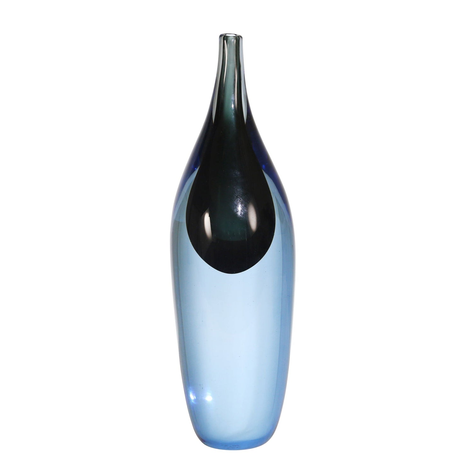 Glass 14" Decor - Blue