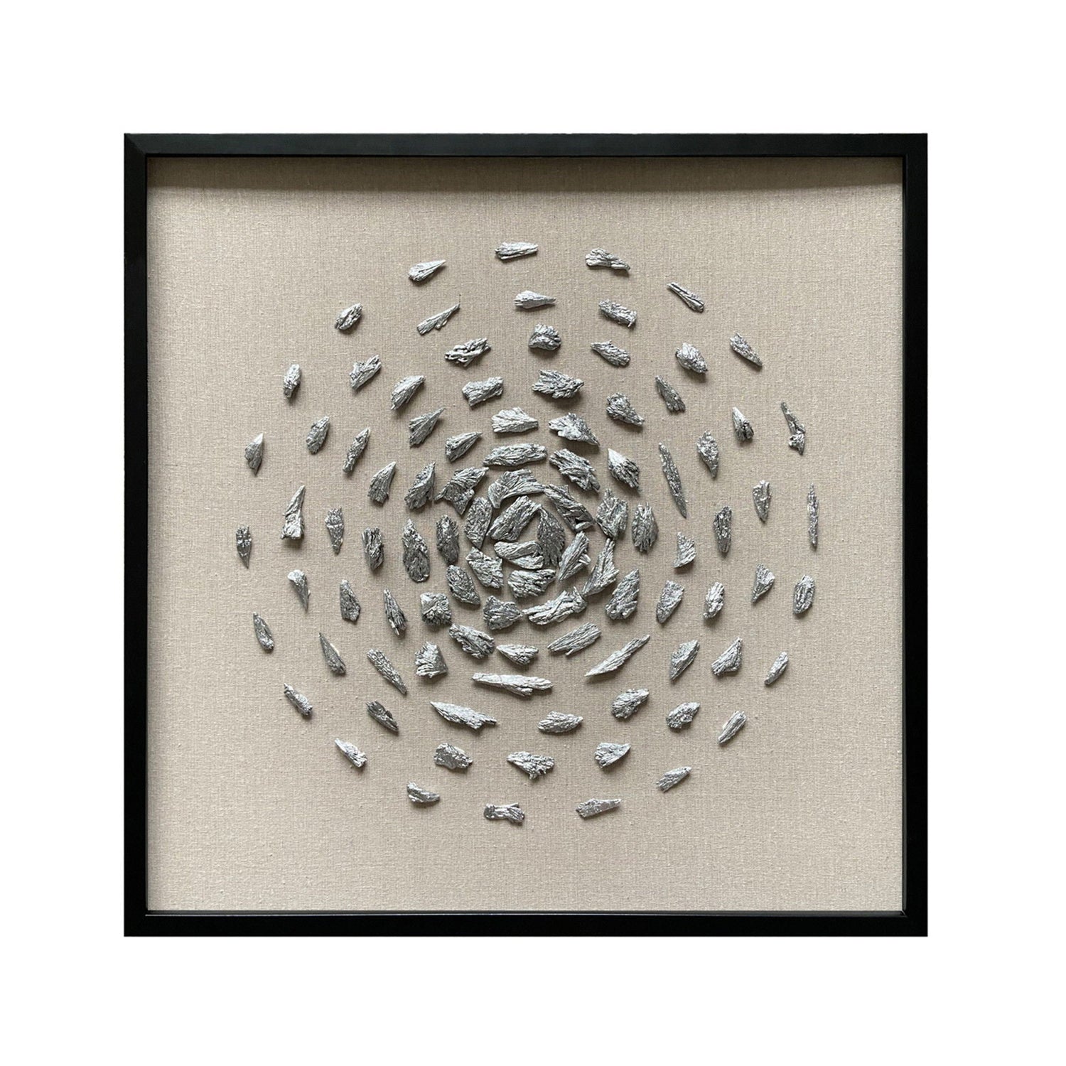 30" x 30" Melnik Stone Shadow Box Wall Decor - Multi