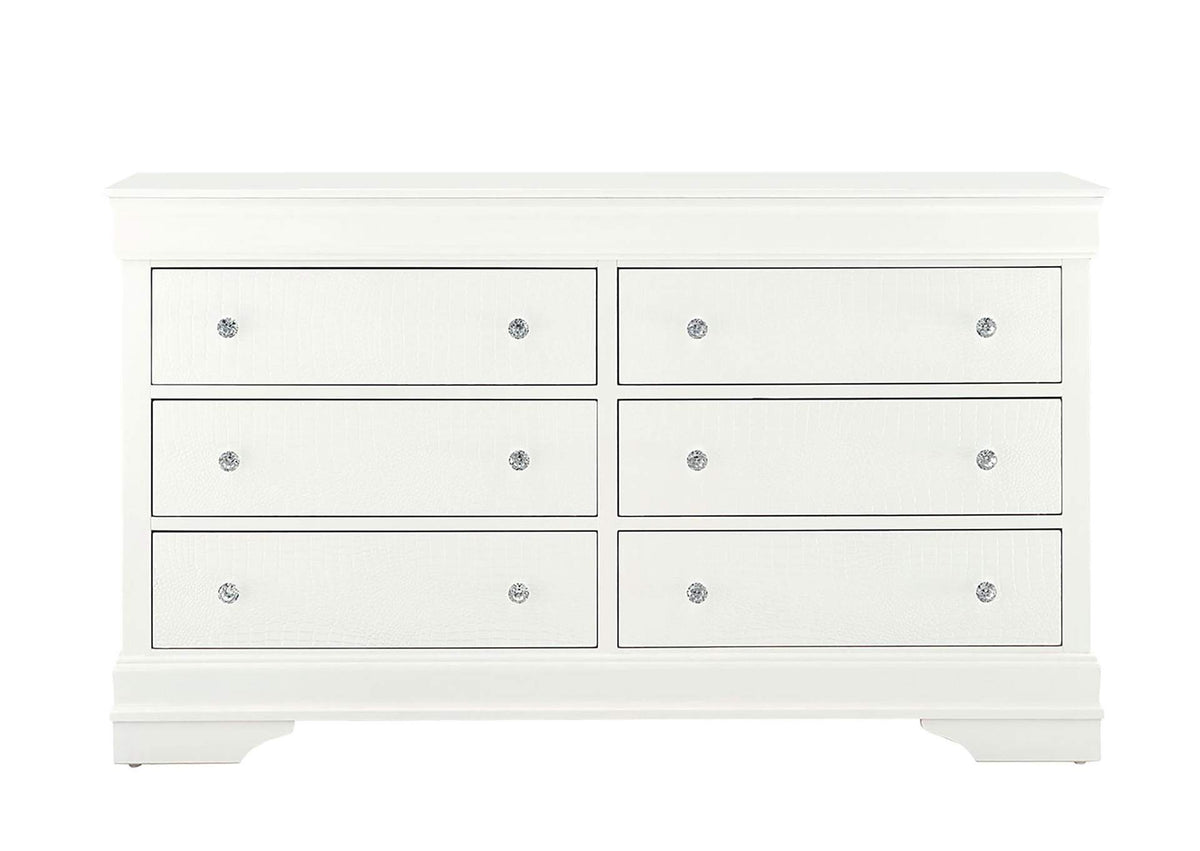 POMPEI-METALLIC_WHITE-DR-N POMPEI METALLIC WHITE DRESSER