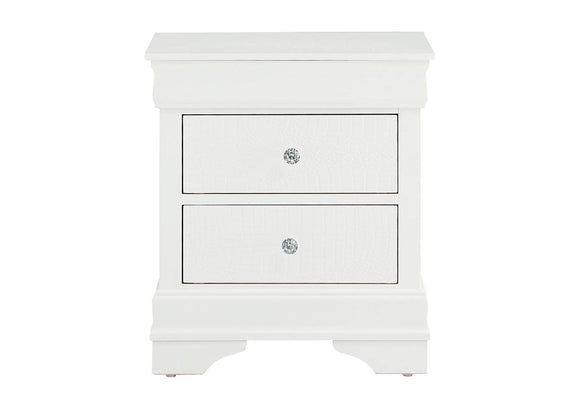 POMPEI-METALLIC_WHITE-NS-N POMPEI METALLIC WHITE NIGHTSTAND