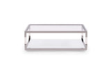 8YW421 Jasper Coffee Table In Acrylic - White Glass - Pss