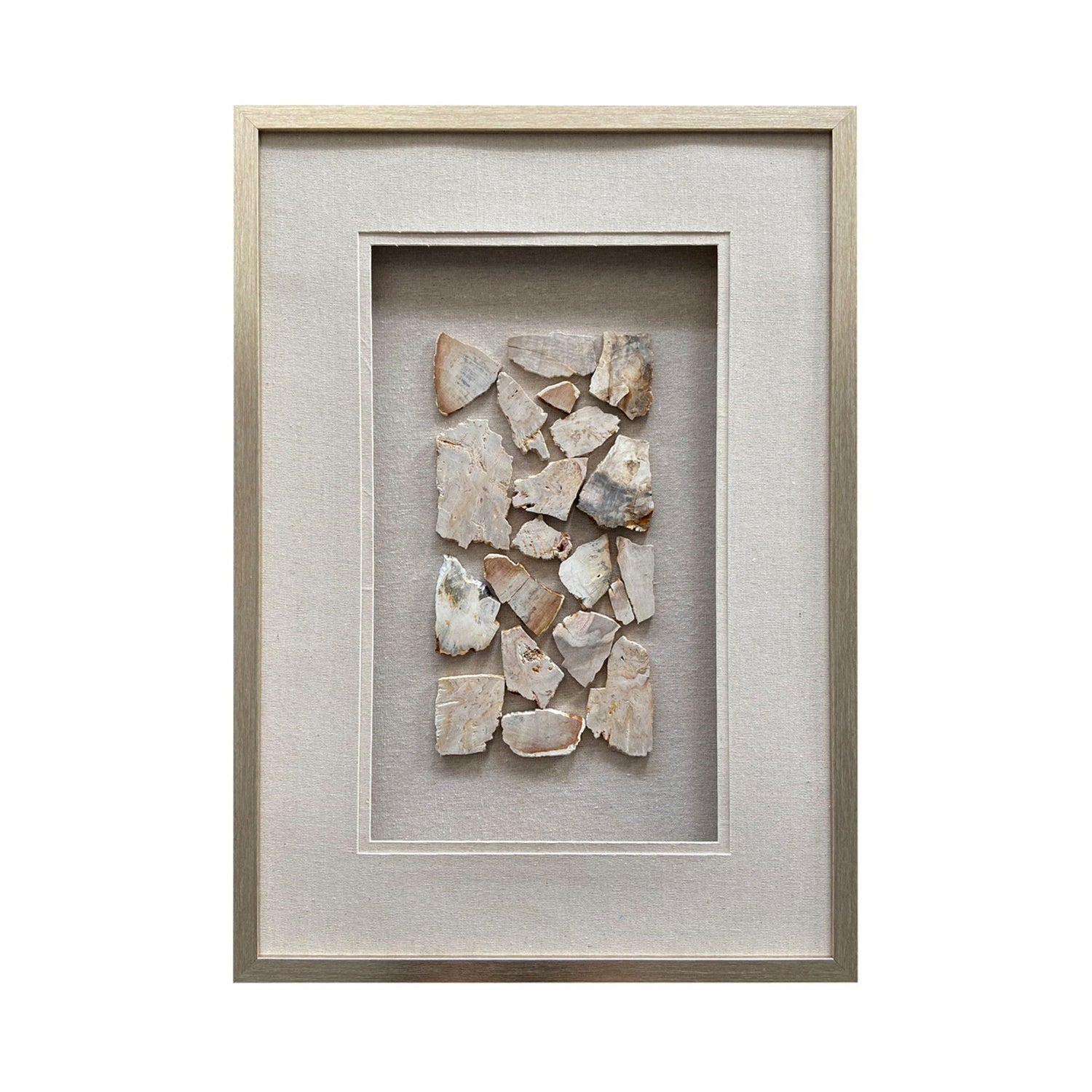 20" x 28" Carlson Petrified Stone Wall Decor - Multi