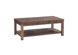8S3921 Craster Reclaimed Wood Rectangular Coffee Table In Smoky Taupe