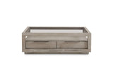 AZBX21 Oxford Two - Drawer Coffee Table In Mineral