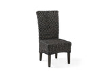 3FT366 Meadow Chair Water Hyacinth In Graphite (Set of 2)