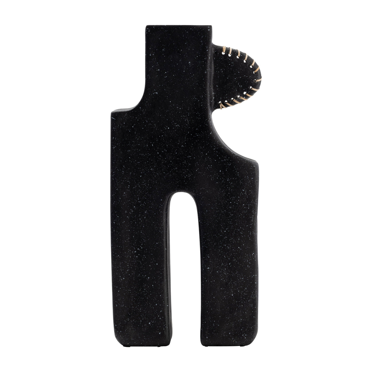 Ecomix 21" Abstract Vase - Black