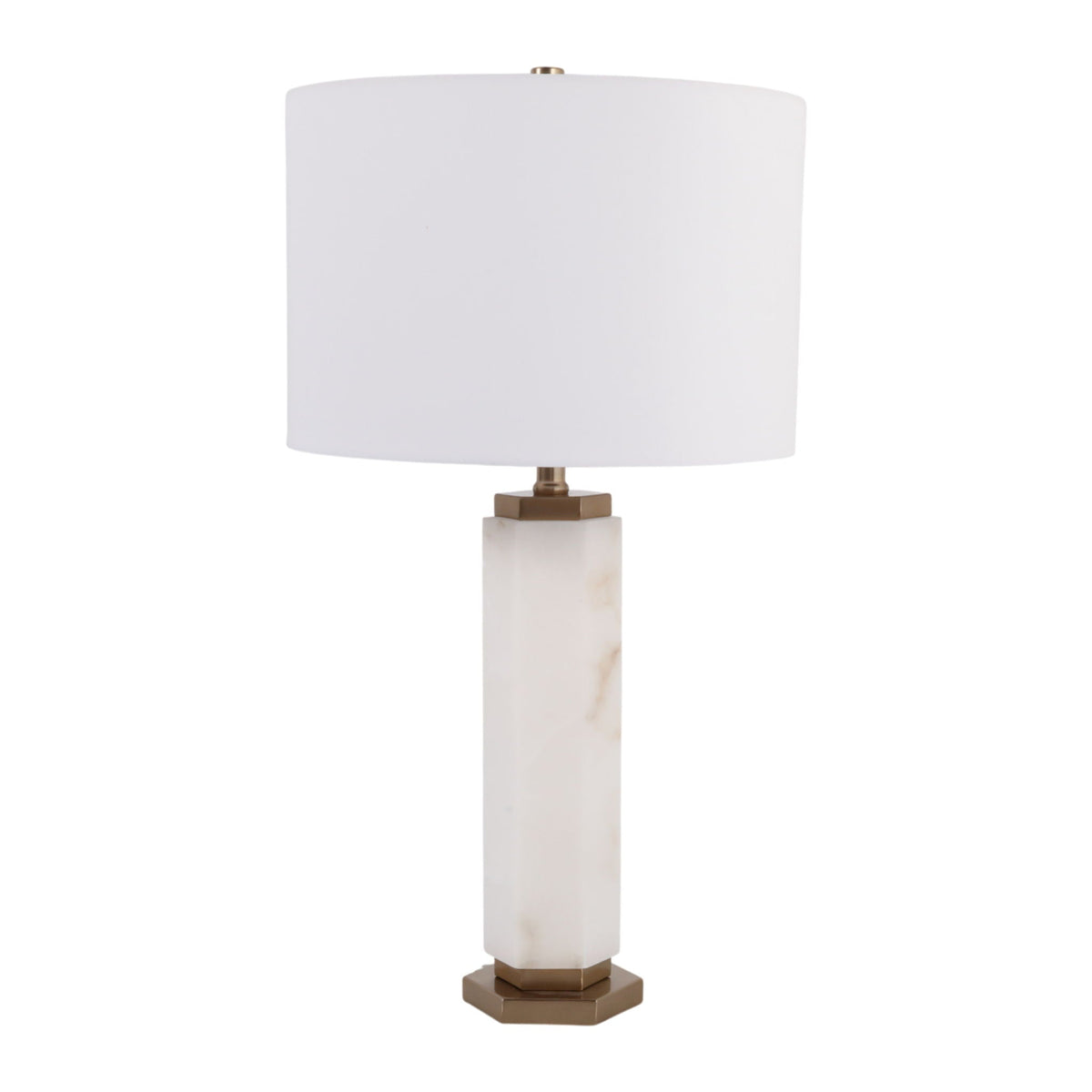28" Lebanon Alabaster Table Lamp - Multi