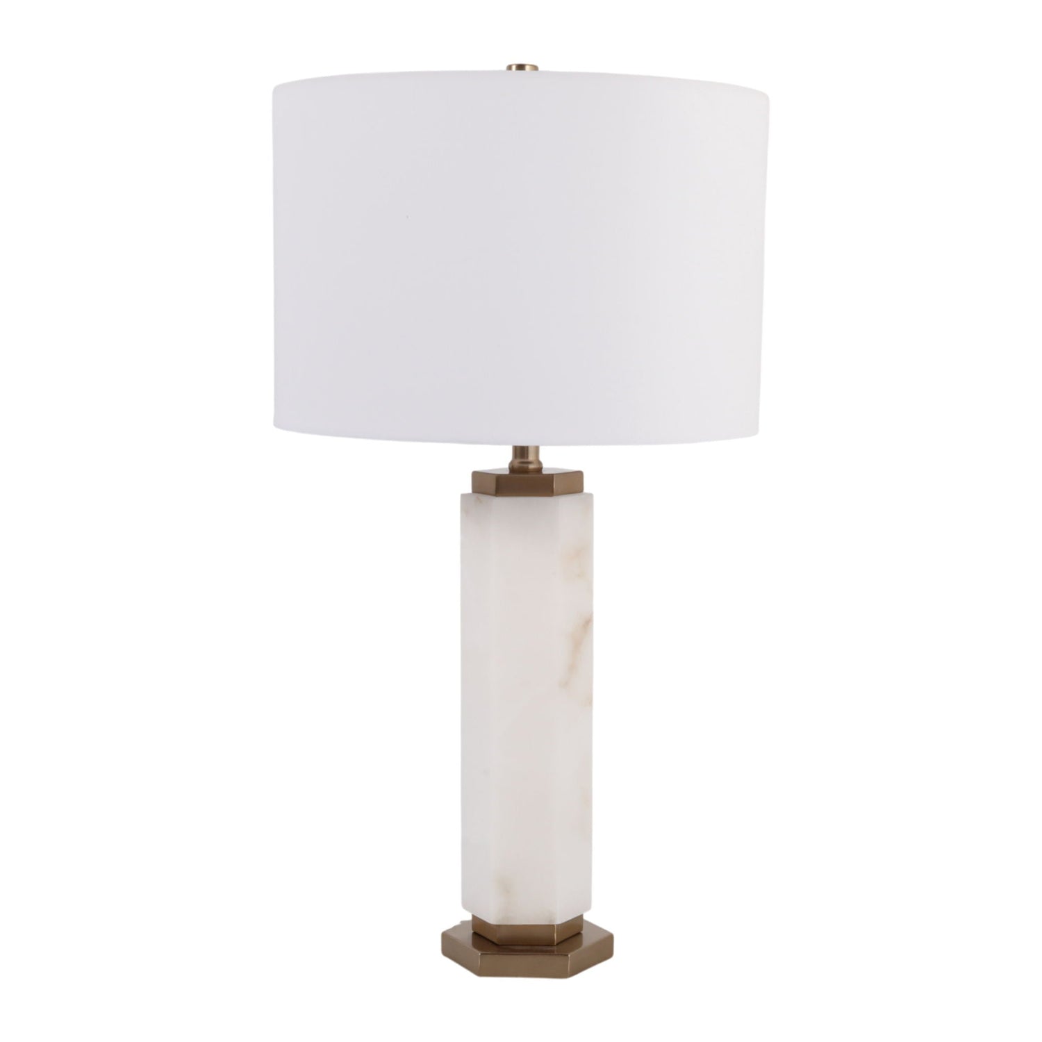 28" Lebanon Alabaster Table Lamp - Multi