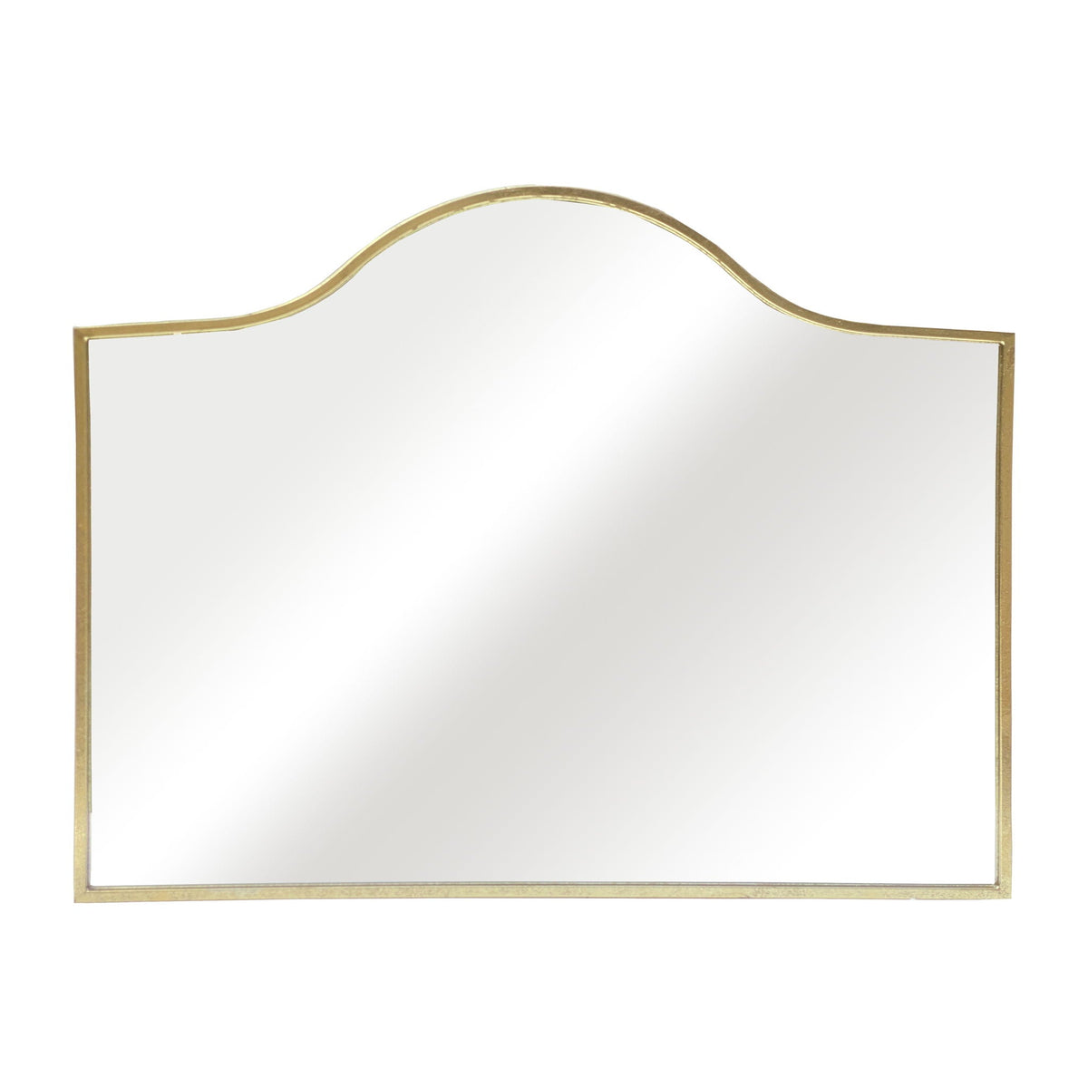 Arch Mirror 39X30" - Gold