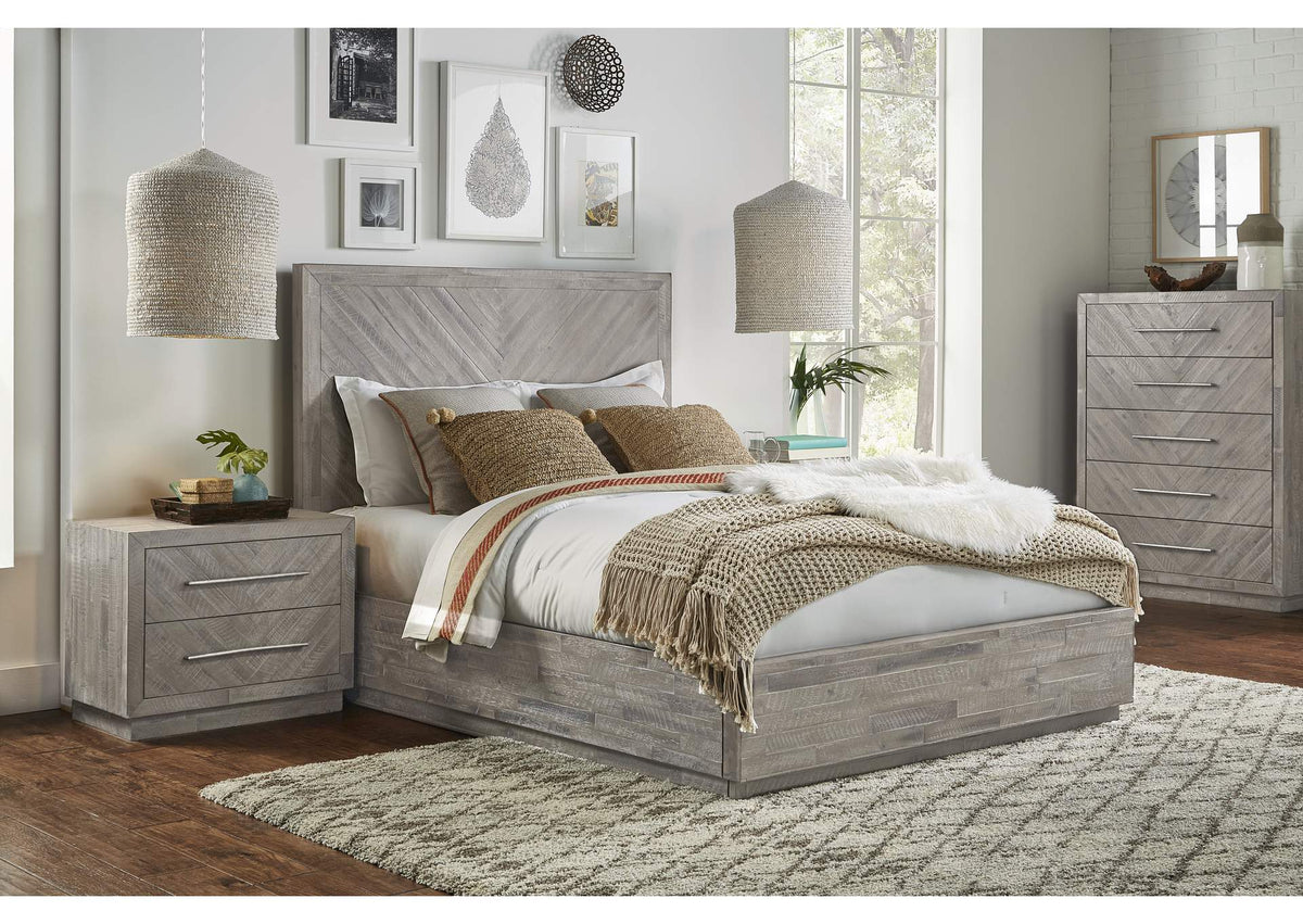 5RS3P6 Alexandra Solid Wood Storage Bed In Rustic Latte