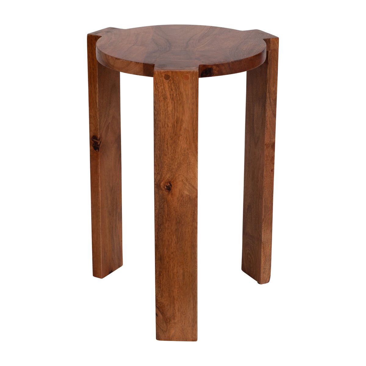 14" x 20" Wood Accents Tables (Set of 4) - Brown