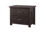 7YC918 Yosemite Solid Wood Lateral File Cabinet In Cafe