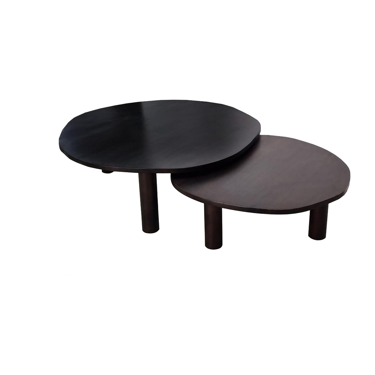 36 / 48" Calvin Nesting Wooden Coffee Tables (Set of 2) - Black
