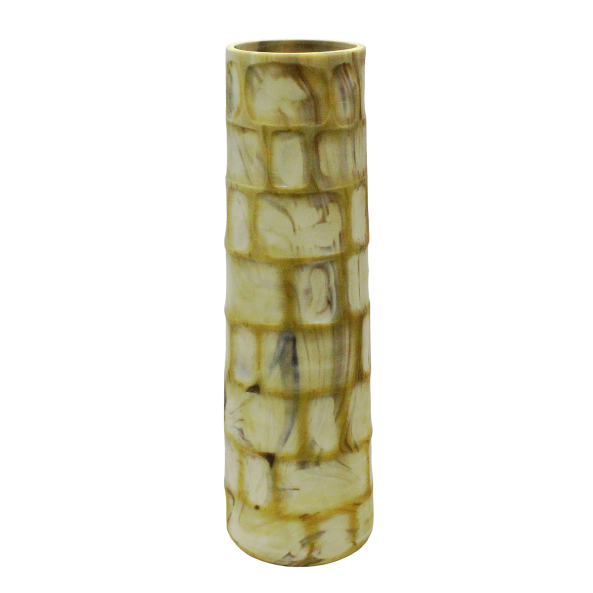 14" Savu Medium Glass Vase - Brown