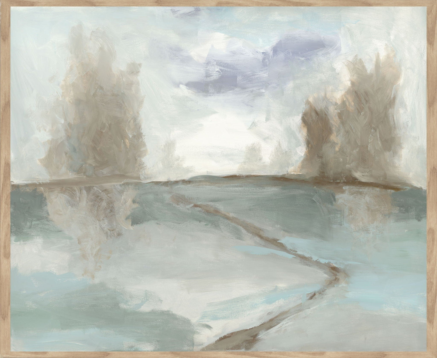 Blue Forest - 48" x 72" Painting By Buddy Whitlock - Blue