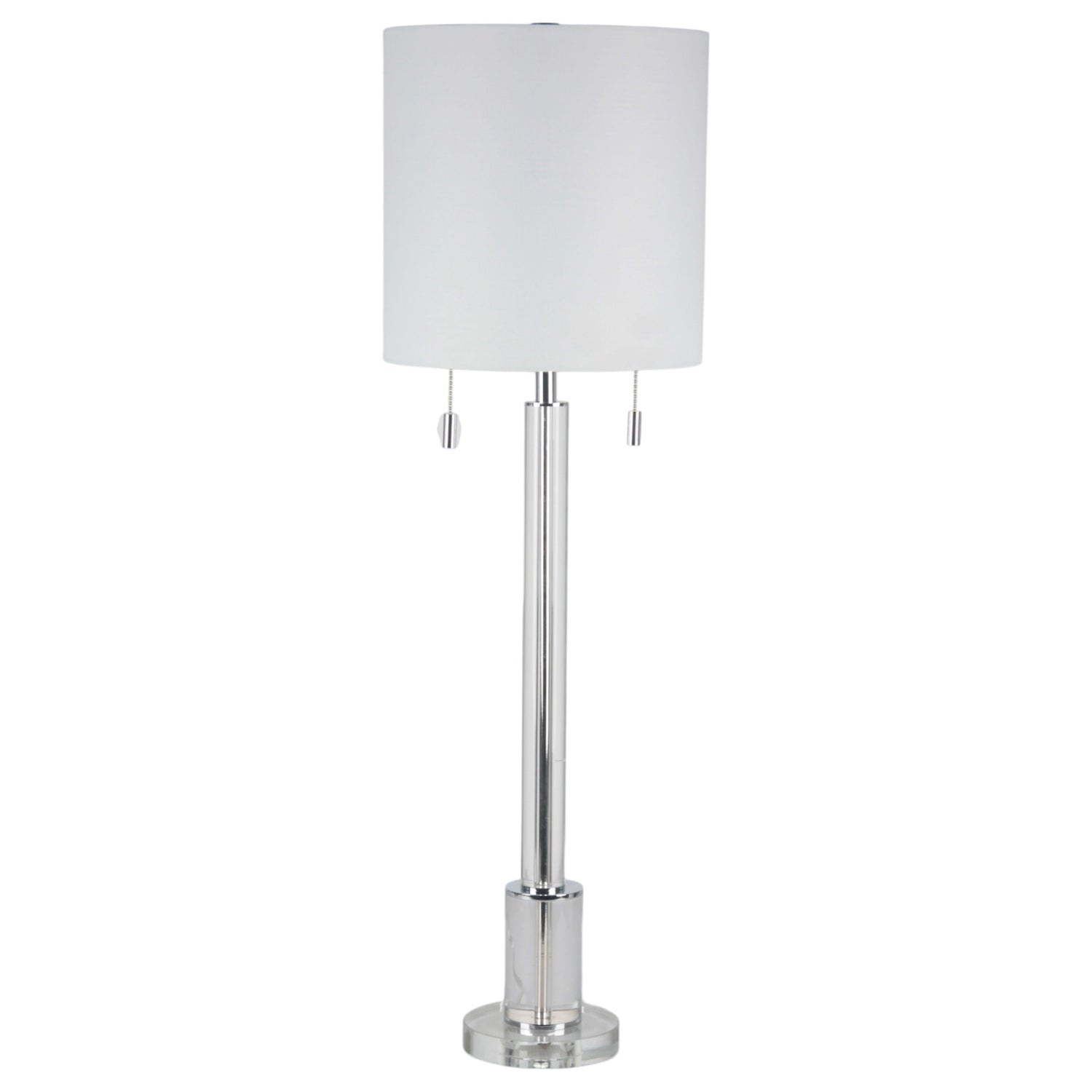 Harmony Crystal Buffet Lamp 36" - White