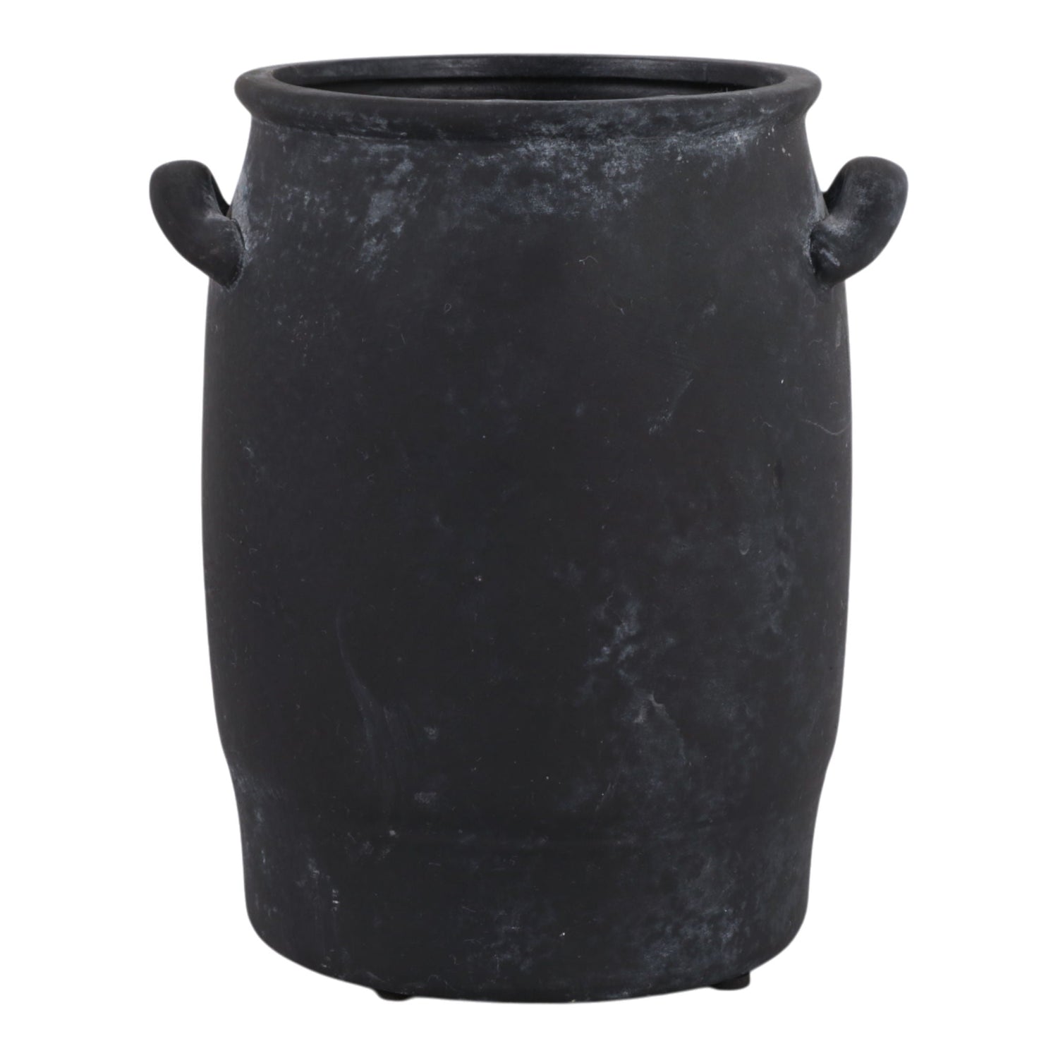 8" x 7" Traditional Vase - Black