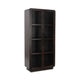 Rogers - Solid Wood Tall Cabinet - Dark Brown