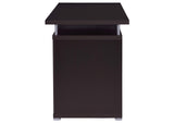 800107 Tracy 55-inch 2-drawer Office Computer Desk Cappuccino
