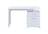800110 Irving 47-inch 2-drawer Office Computer Desk White
