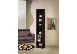 800285 Eliam 71-inch 8-shelf Bookcase Cappuccino