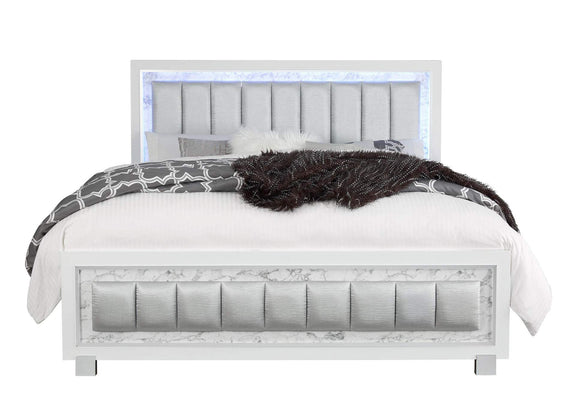 SANTORINI-WH-KB SANTORINI WHITE KING BED