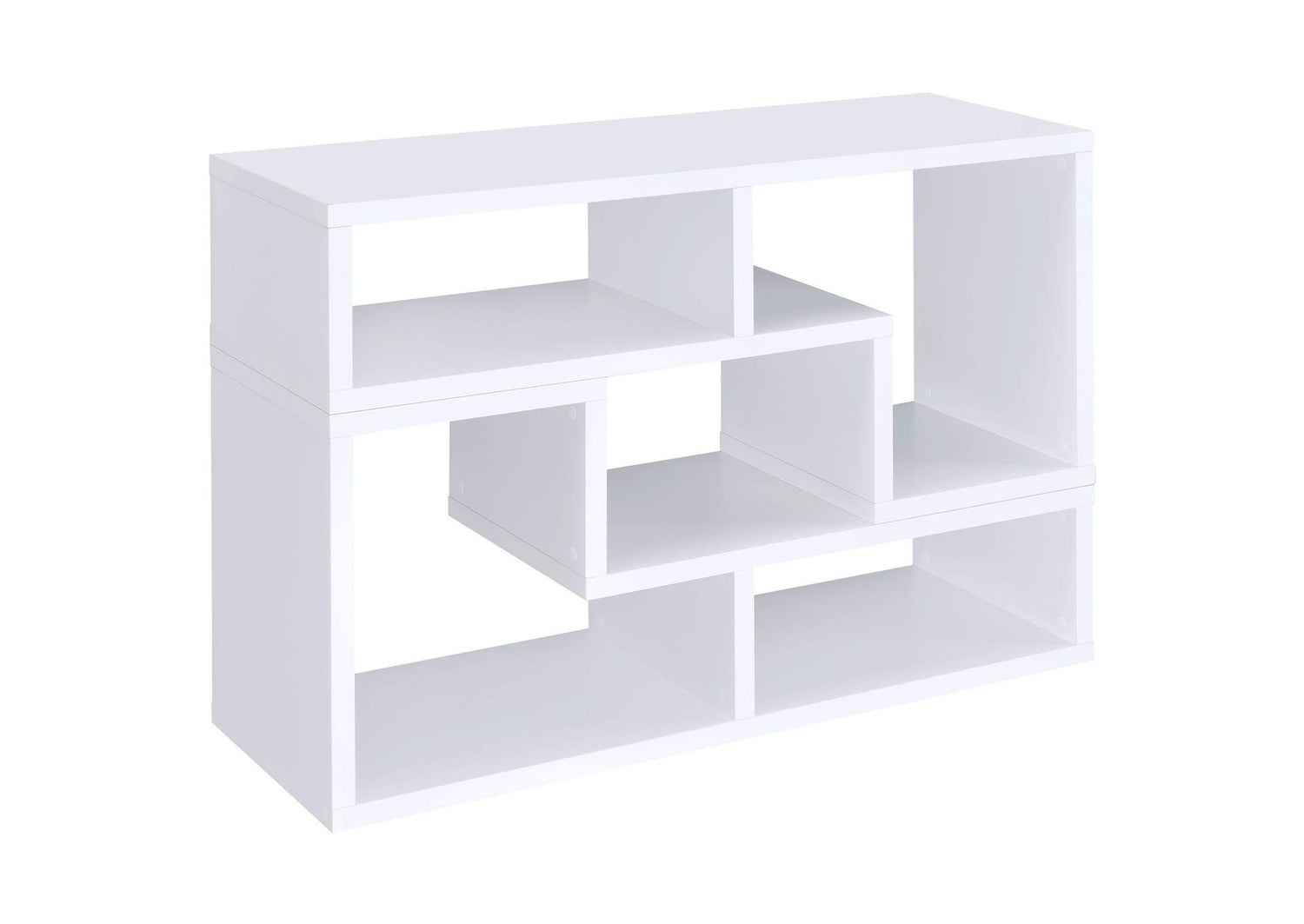 Velma Multipurpose TV Stand and Bookshelf White