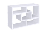 Velma Multipurpose TV Stand and Bookshelf White