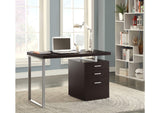 800519 Brennan 47-inch 3-drawer Office Computer Desk Cappuccino