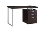 800519 Brennan 47-inch 3-drawer Office Computer Desk Cappuccino