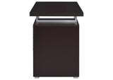 800519 Brennan 47-inch 3-drawer Office Computer Desk Cappuccino