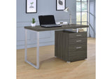 800520 Brennan 47-inch 3-drawer Office Computer Desk Weathered Grey
