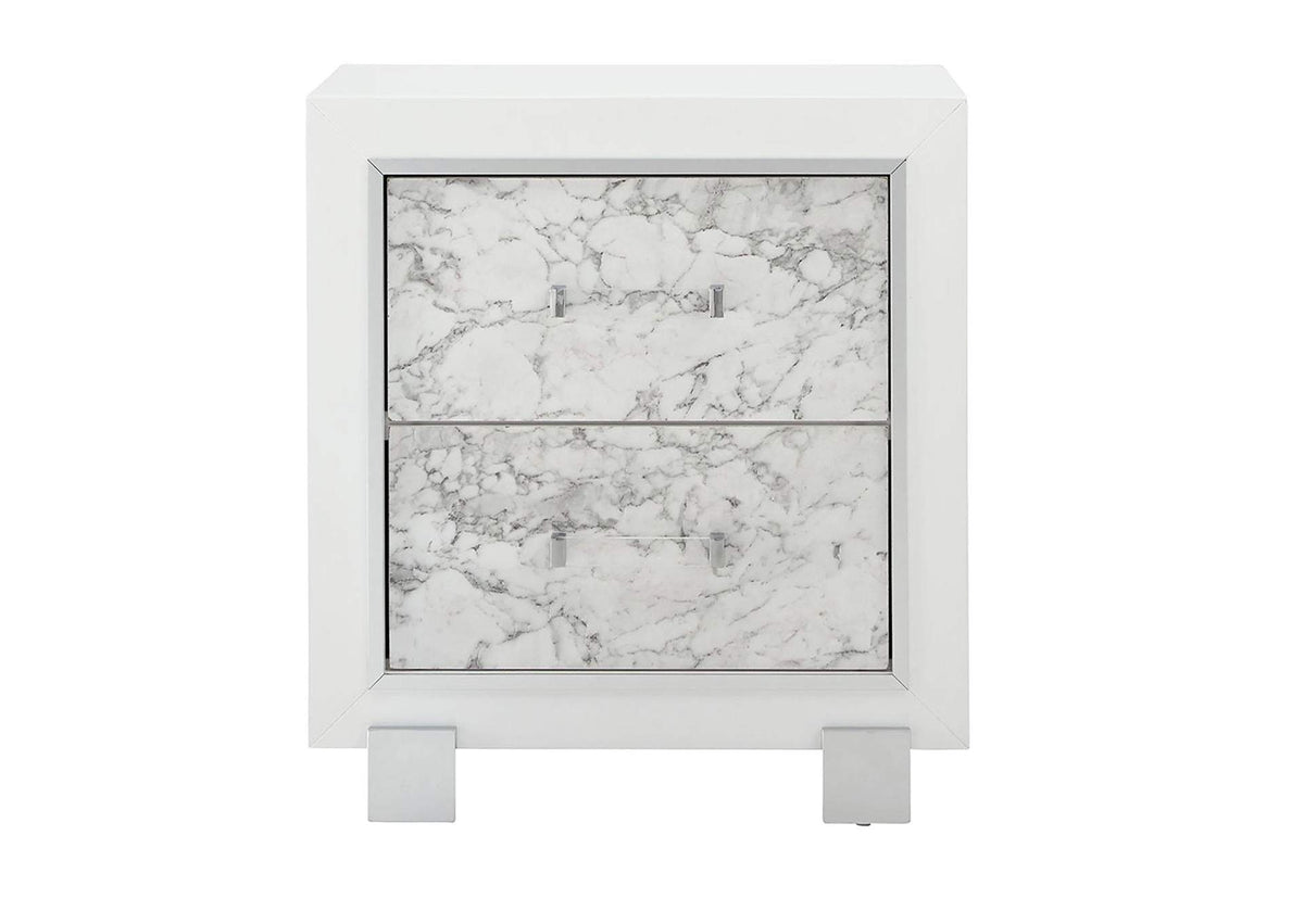 SANTORINI-METALLIC_WHITE-NS SANTORINI WHITE NIGHTSTAND