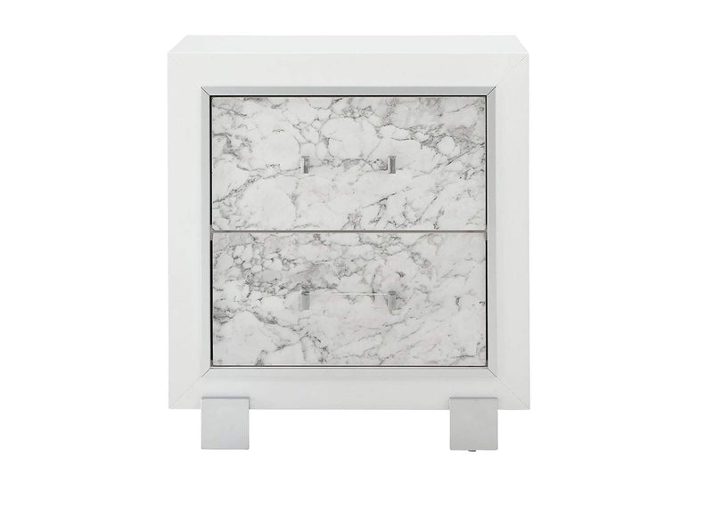 SANTORINI-METALLIC_WHITE-NS SANTORINI WHITE NIGHTSTAND