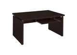 800891L Skylar 83-inch L-Shaped Office Computer Desk Cappuccino