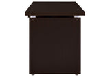 800891L Skylar 83-inch L-Shaped Office Computer Desk Cappuccino