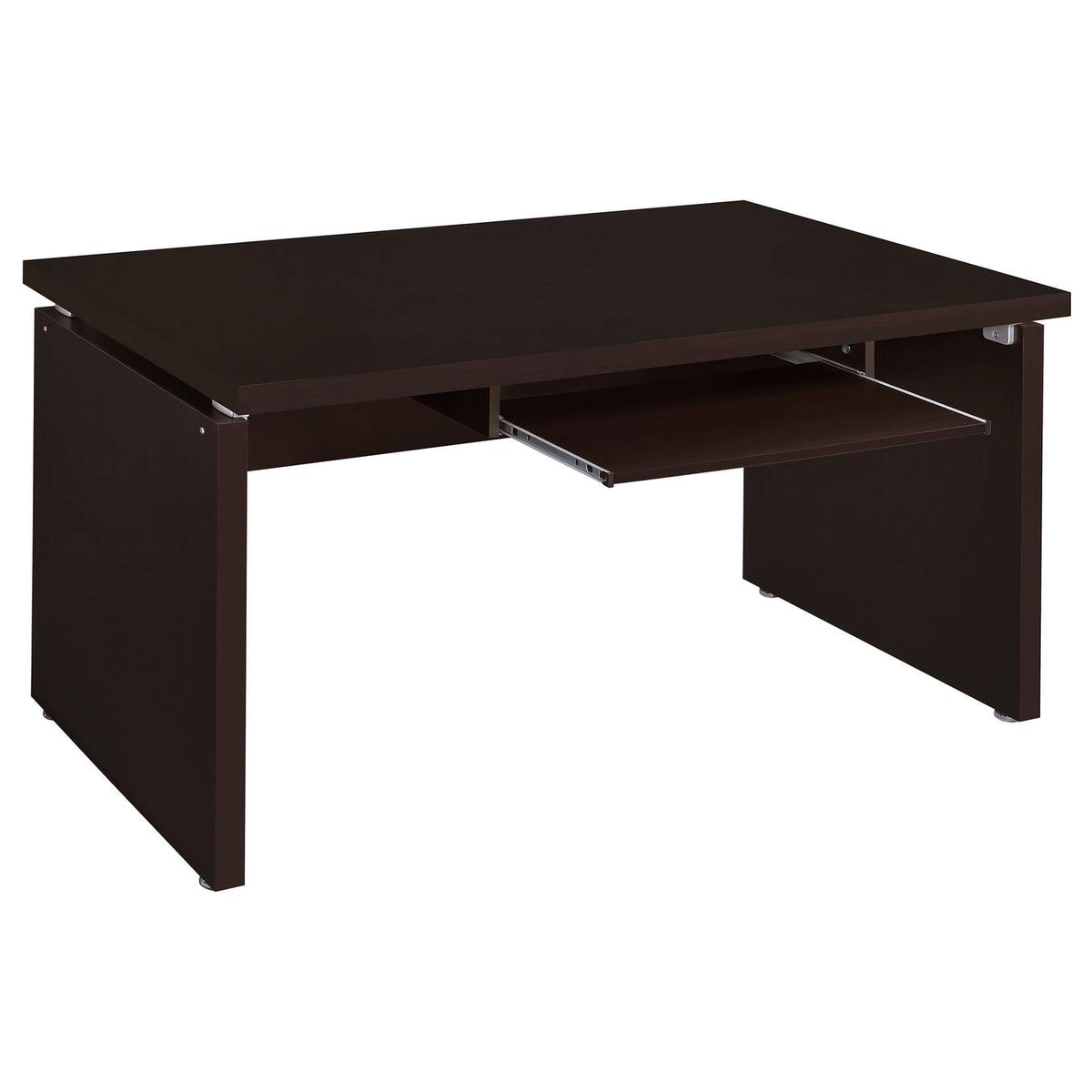 800891 Skylar 55-inch Computer Desk with Keyboard Drawer Cappuccino