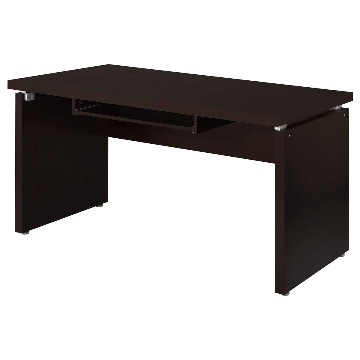 800891 Skylar 55-inch Computer Desk with Keyboard Drawer Cappuccino